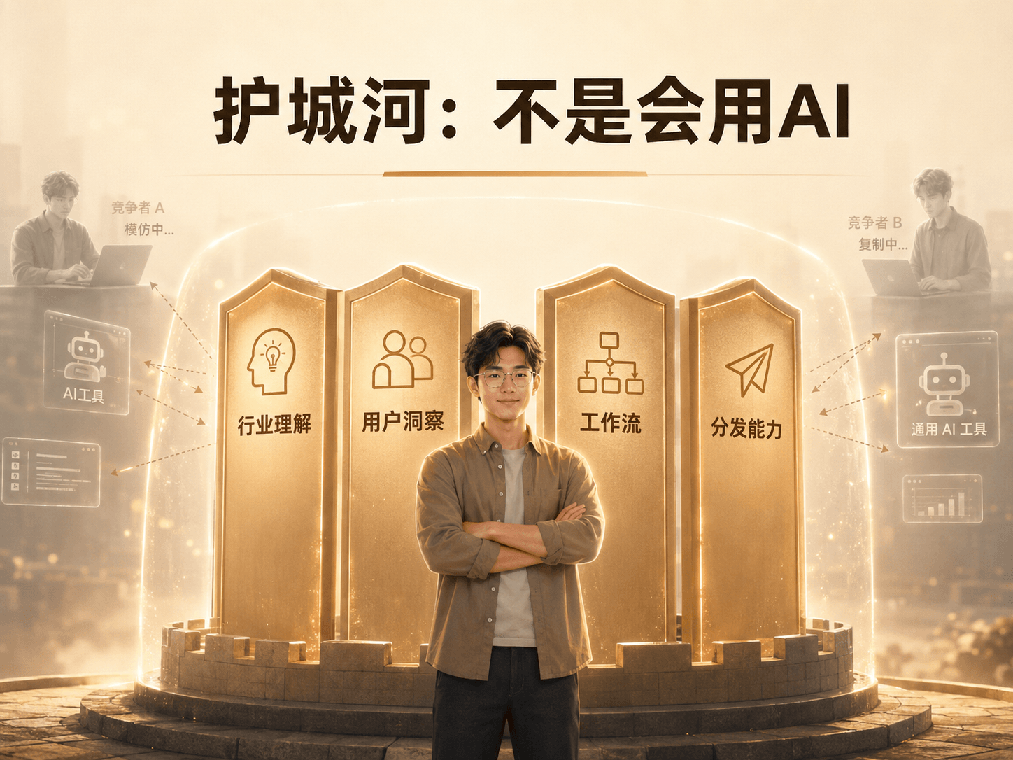 护城河：不是会用AI
