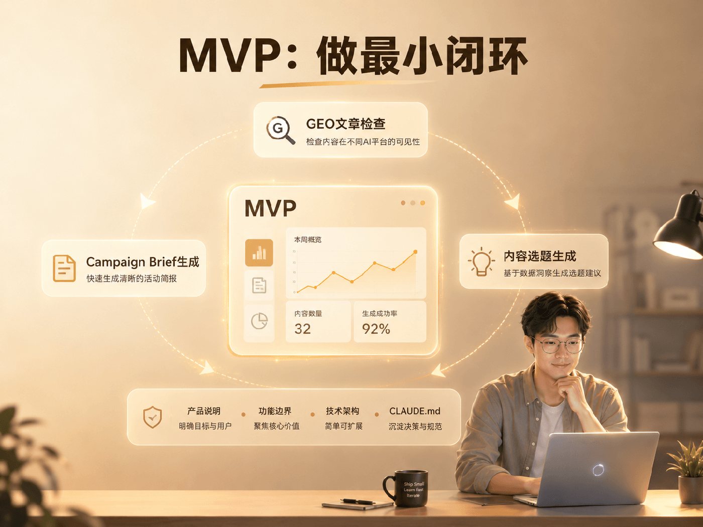 MVP：做最小闭环