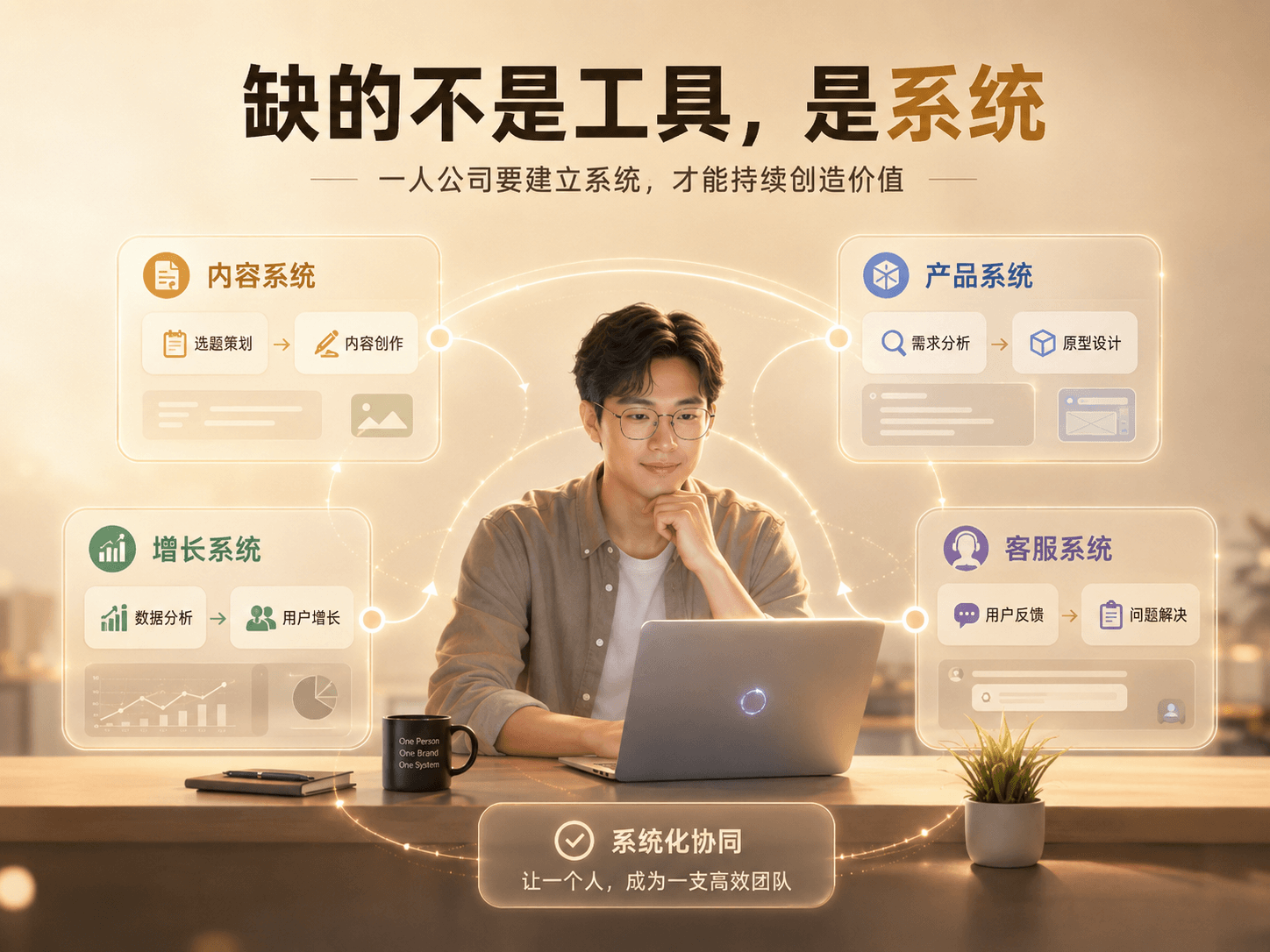 缺的不是工具，是系统