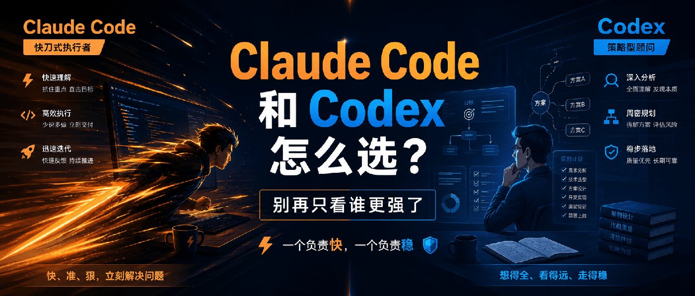 Claude Code 和 Codex 怎么选