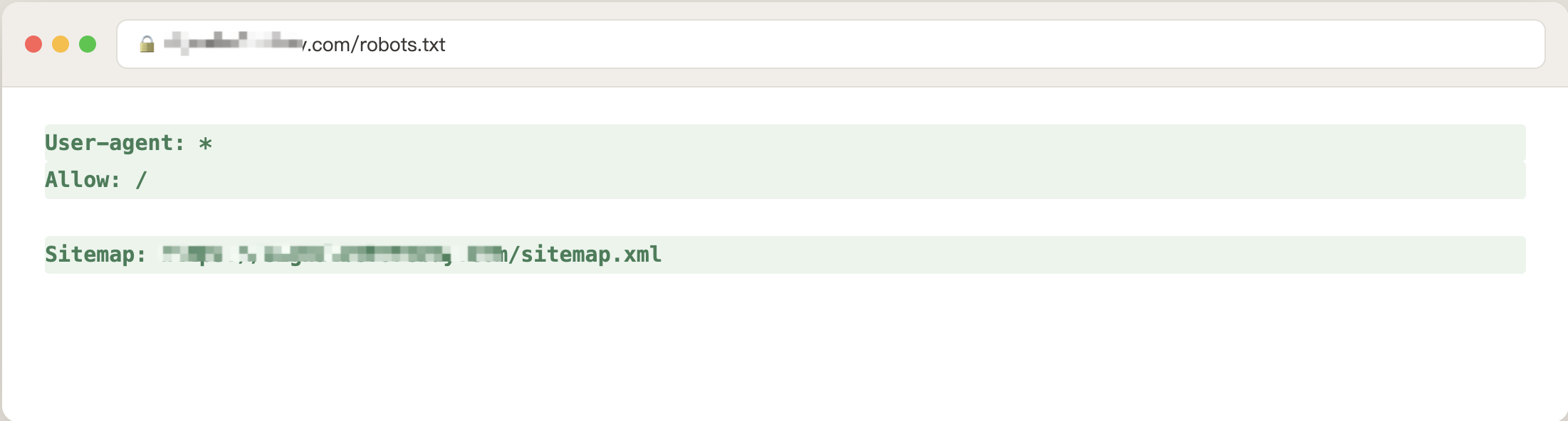 关闭开关后 robots.txt 恢复干净，注入内容已消失
