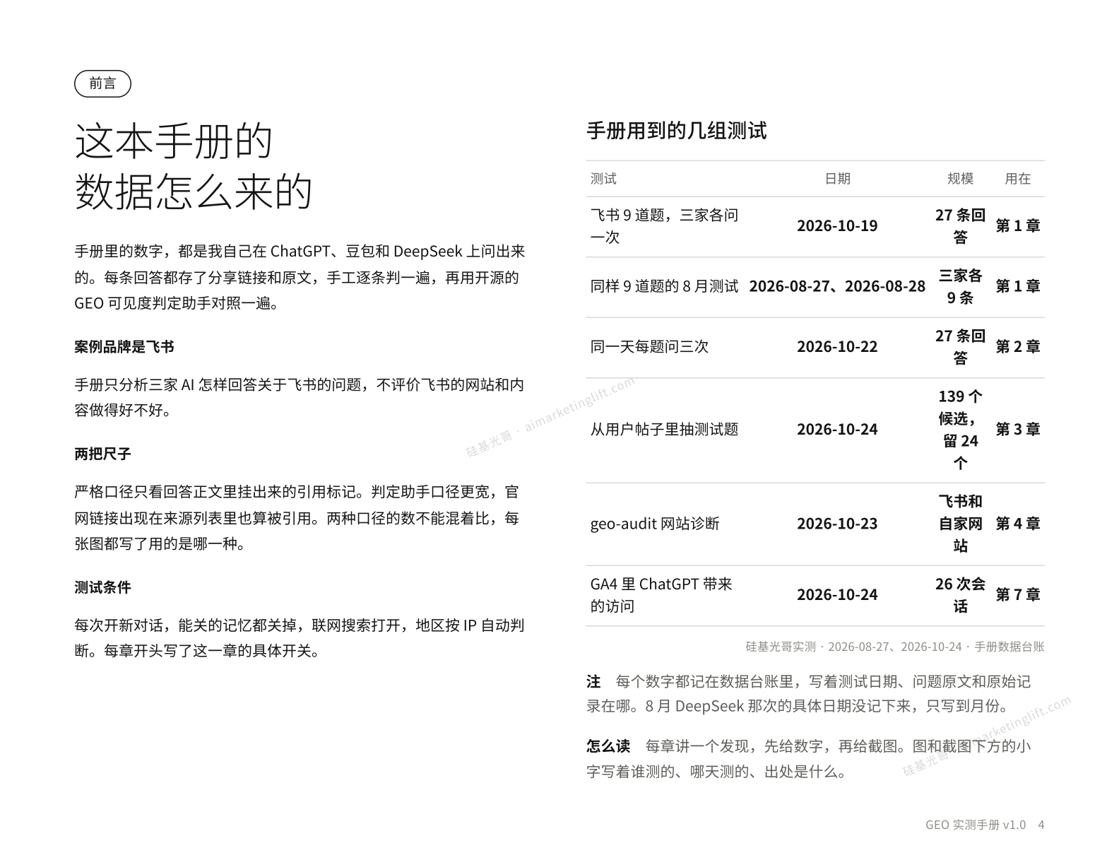 数据台账与两把尺子